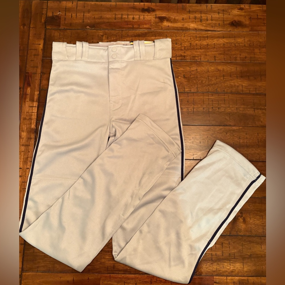 Campro - Youth XL - Gray and navy stripe baseball pants - NWT